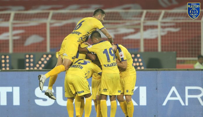 kerala blasters goal celebration