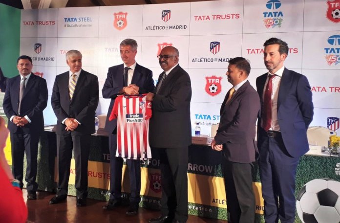 അത്ലറ്റിക്കോ മാഡ്രിഡ് ഇന്ത്യയിൽ, ടാറ്റ ഫുട്ബോൾ അക്കാദമി ഇനി ടാറ്റ അത്ലറ്റിക്കോ അക്കാദമി