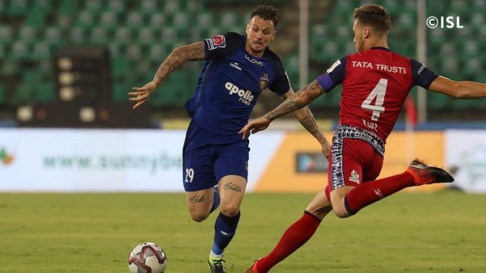 നോർത്ത് ഈസ്റ്റ് പ്ലേ ഓഫിൽ, ജെംഷെഡ്പൂരിനെ ഒടിവെച്ചിട്ട് ചെന്നൈയിൻ എഫ്‌സി