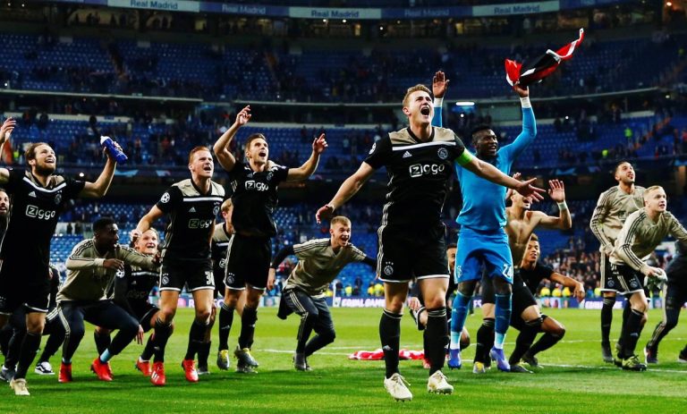 അയാക്സിന്റെ മാസ്റ്റർക്ലാസ്സ്, റയൽ മാഡ്രിഡ് ചാമ്പ്യൻസ് ലീഗിൽ നിന്നും പുറത്ത്