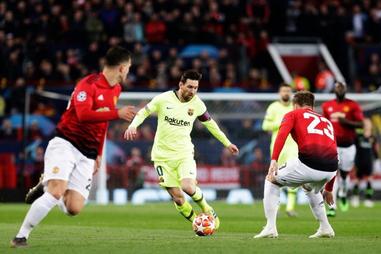 മെസ്സി അടിച്ചില്ല, യുണൈറ്റഡിനെ ഓൺ ഗോളിൽ തെറുപ്പിച്ച് ബാഴ്‌സലോണ