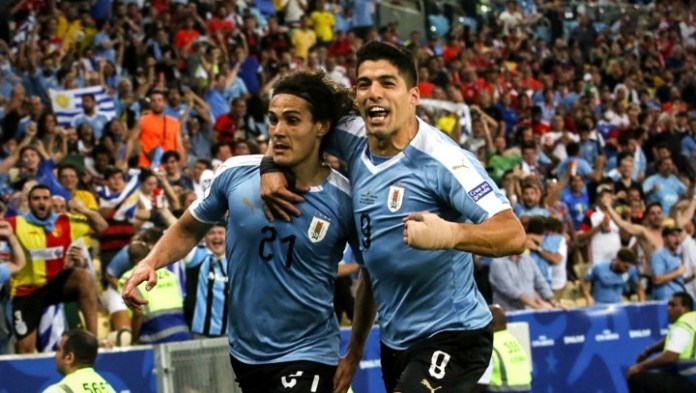 കവാനി അടിച്ചു, ചാമ്പ്യന്മാരായ ചിലിയെ തകർത്ത് ഉറുഗ്വേ