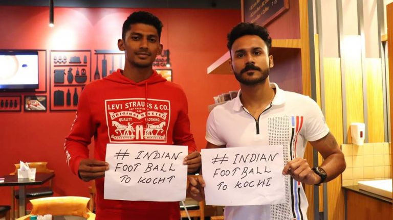 കേരളത്തിൽ ഒരു വേദി വേണം, ക്യാമ്പയിനിൽ ഭാഗമായി ബ്ലാസ്റ്റേഴ്സ് താരങ്ങൾ