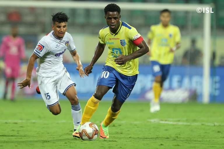 മഞ്ഞപ്പടയുടെ ഒഗ്ബചെയും ചെന്നൈയിന്റെ ക്രിവവൊലാരെയും ഫാൻ ഗോൾ ഓഫ് ദ് സീസണിനായി ഏറ്റുമുട്ടുന്നു